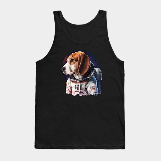 Astronaut Beagle Tank Top by JayD World